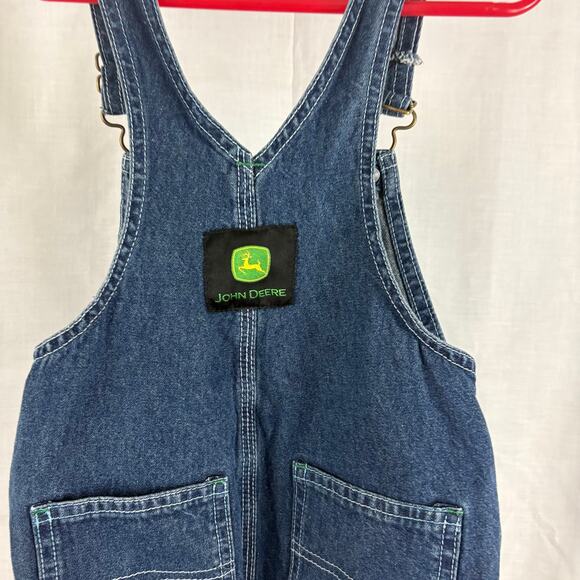 John Deere Denim Bib Overalls Unisex Size 2T - Picture 3 of 6